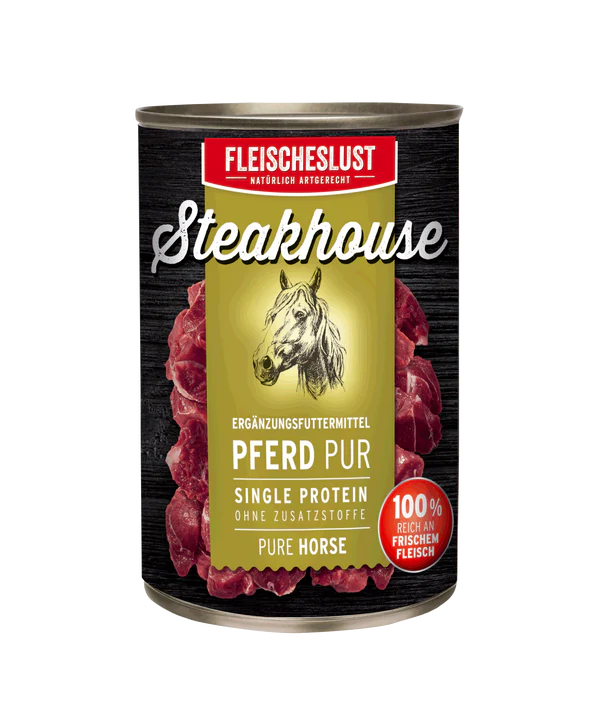Conserva 100% Steakhouse cu carne de cal