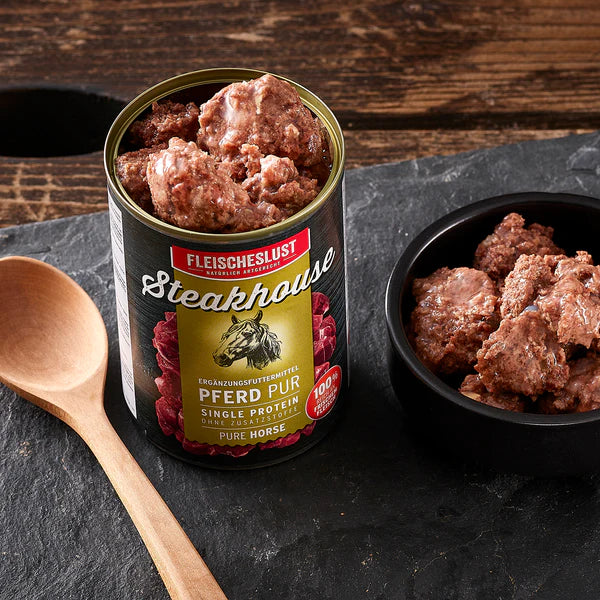 Conserva 100% Steakhouse cu carne de cal