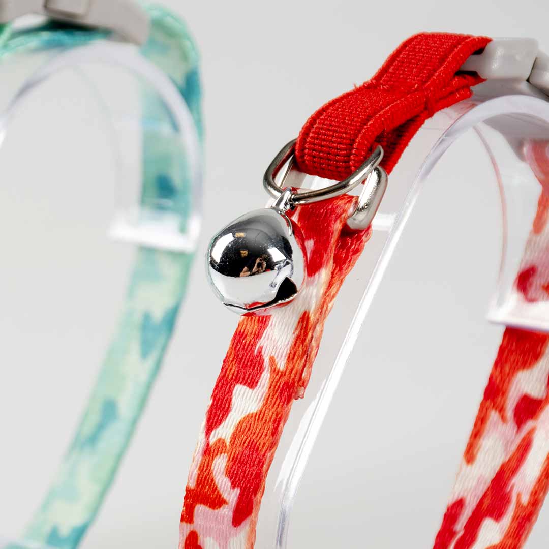 Zgarda pisici camouflage 20-30cm