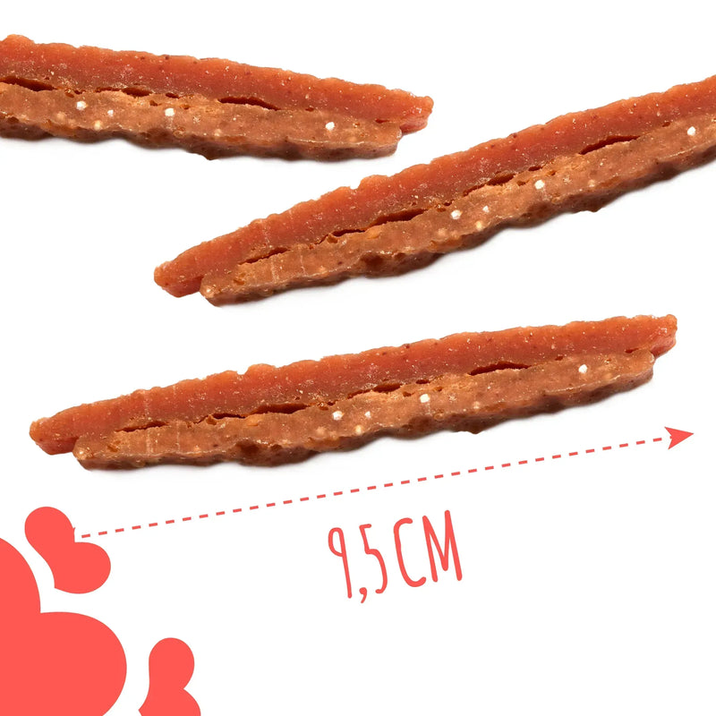 MAVSY Recompense pentru Caini, Carpaccio din Carne de Iepure si Rata Coapta in Sos de Merisoare, 100 g