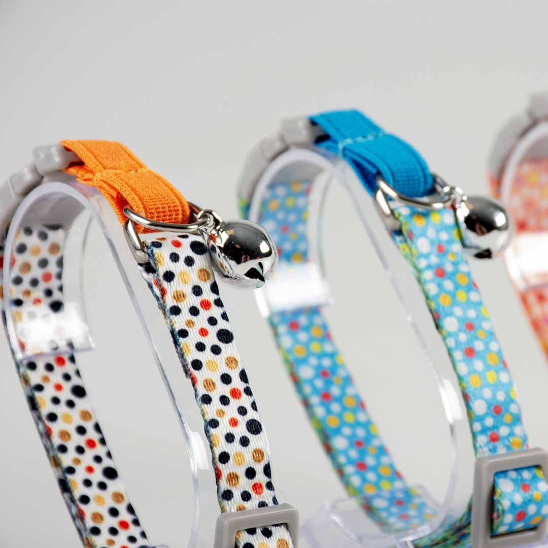 Zgarda pisici colorful balls 20-30cm