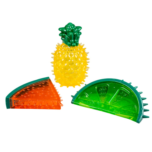 Jucarie Caini Chilly fructe culori diverse