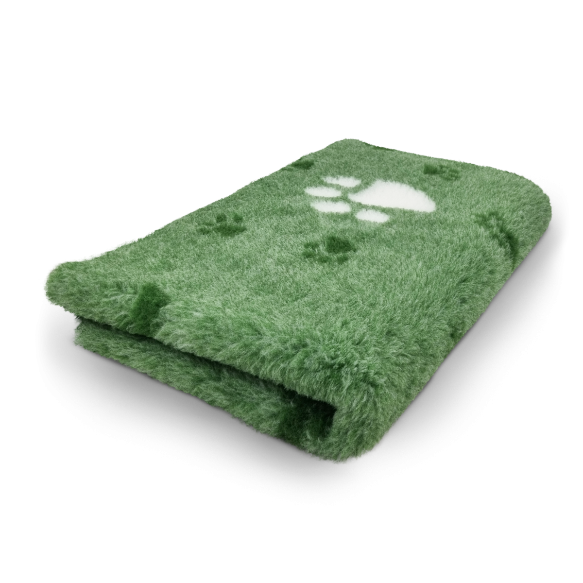 .VET BED Covoras Antiderapant Verde cu labute albe
