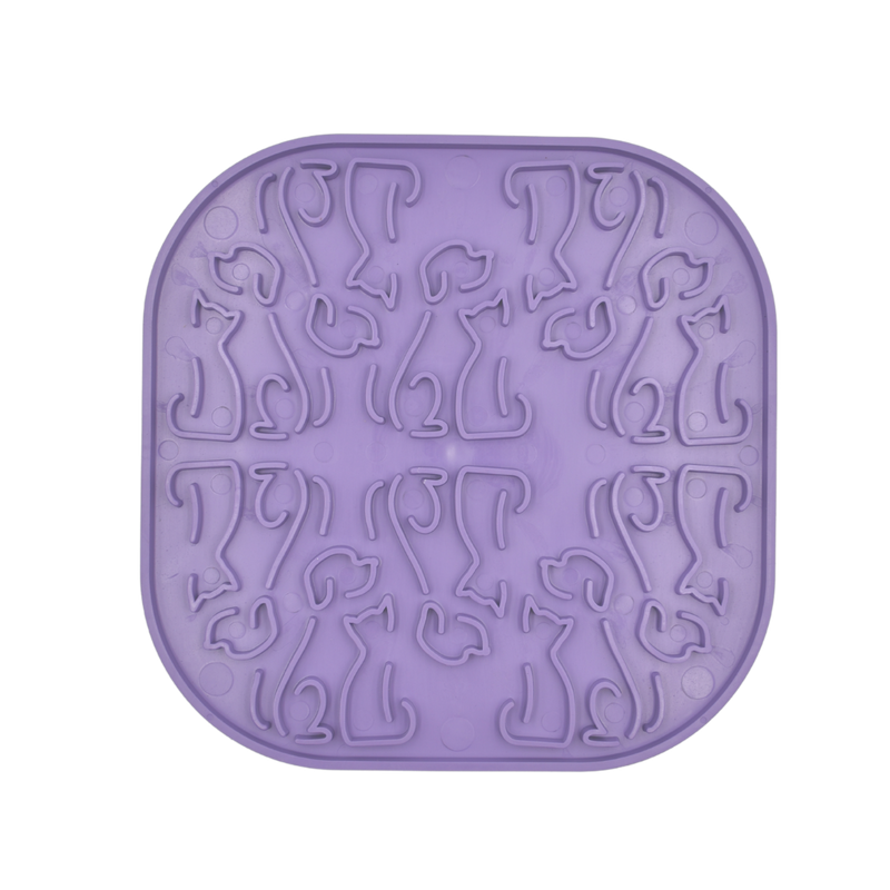 Fiboo Covoras pentru lins icu caini - Violet