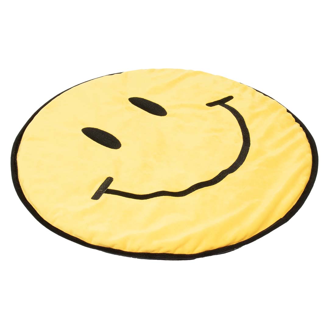 Covoras pisici Smiley 60x60x0.8cm Galben