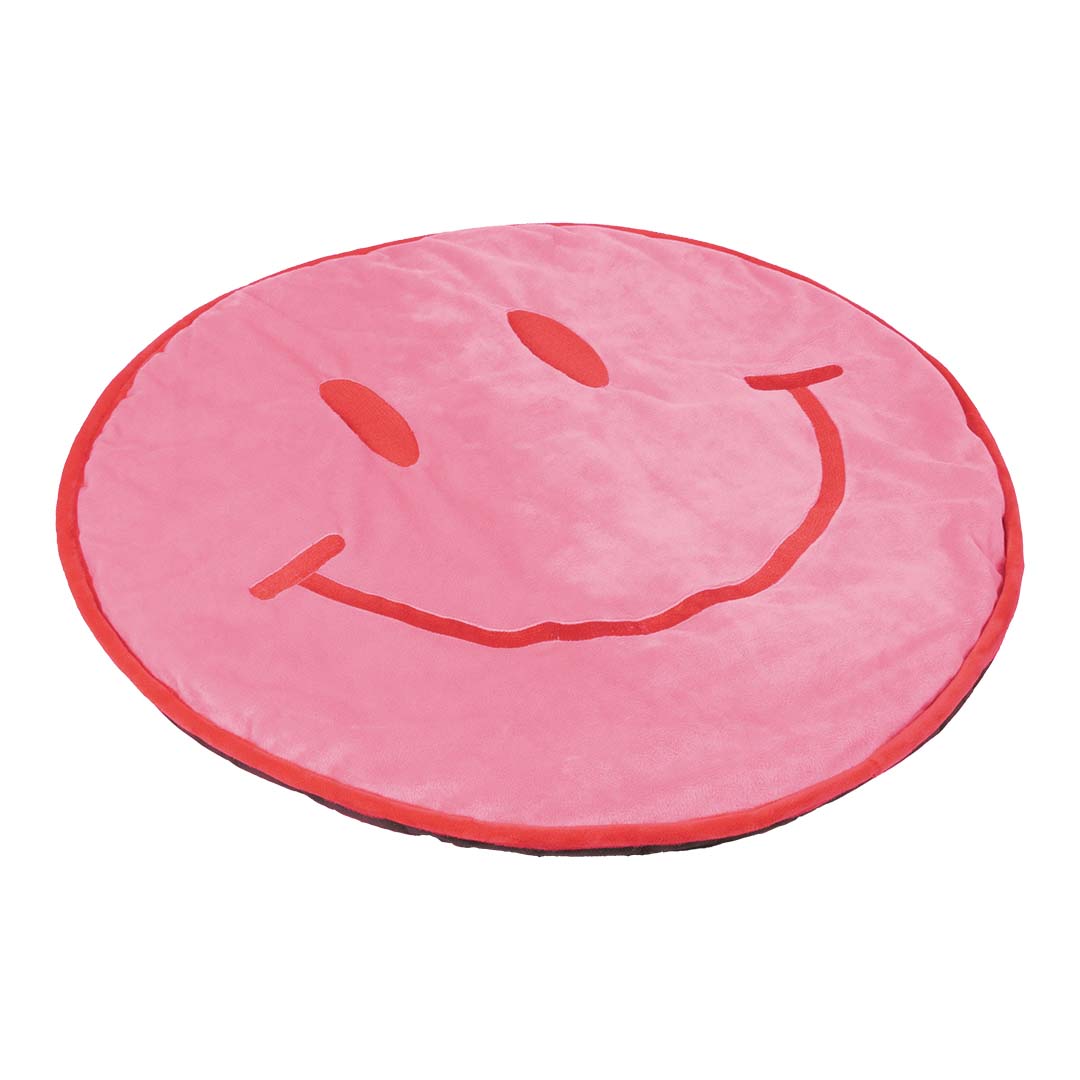 Covoras pisici Smiley 60x60x0.8cm Roz