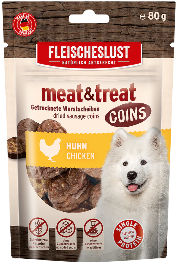 Recompensa Meat&Treat Coins Pasare 80g