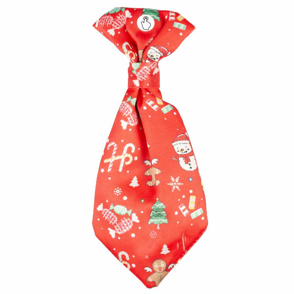 Cravata Craciun cu led 16.5x5.5x1.5cm