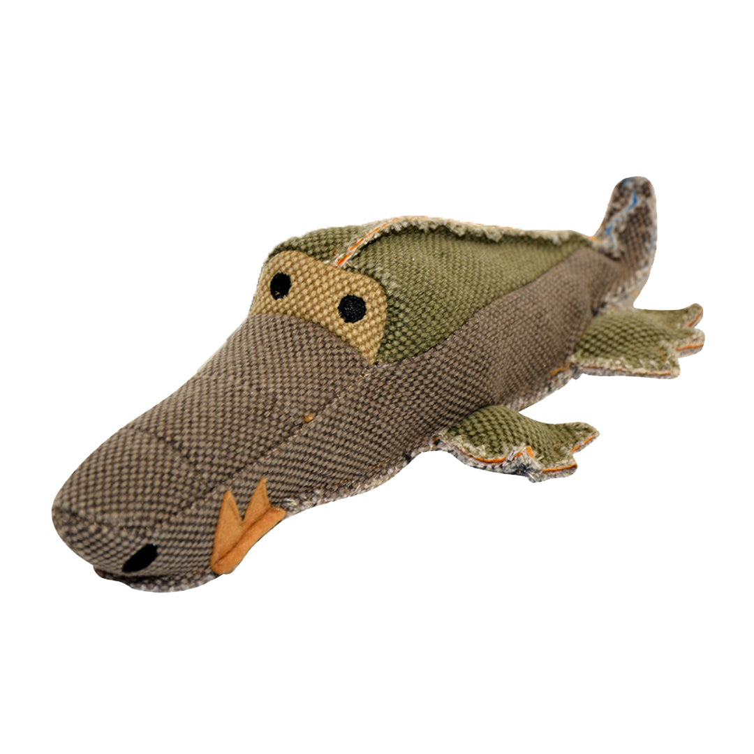 Jucarie Canvas de panza Crocodil 30x13cm