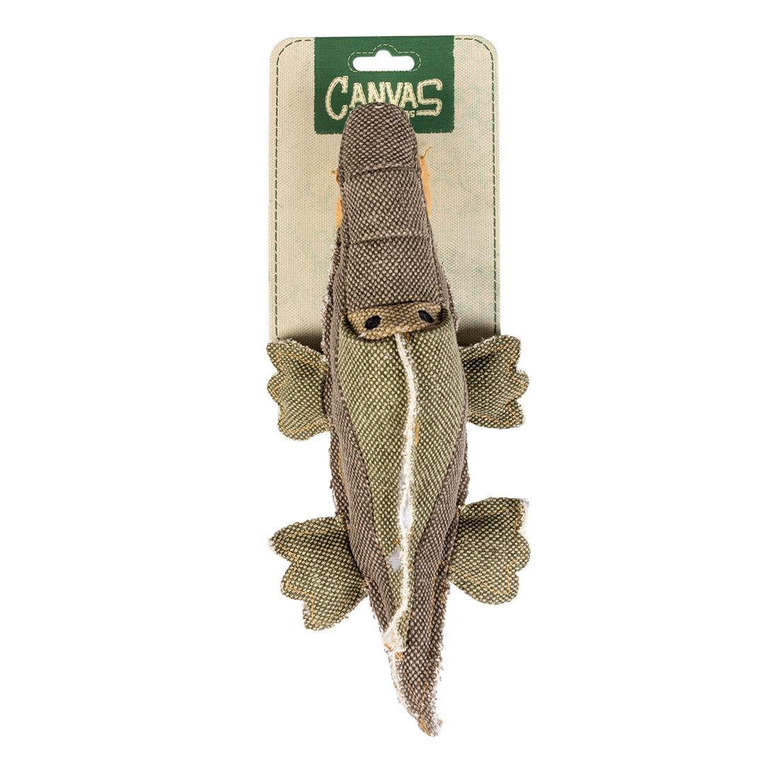 Jucarie Canvas de panza Crocodil 30x13cm