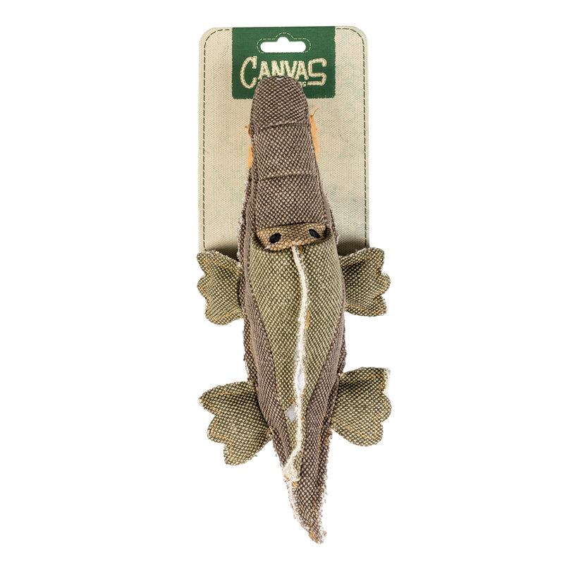 Jucarie Canvas de panza Crocodil 30x13cm