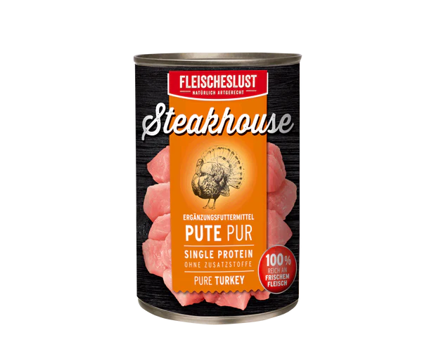 Conserva 100% Steakhouse cu curcan pur