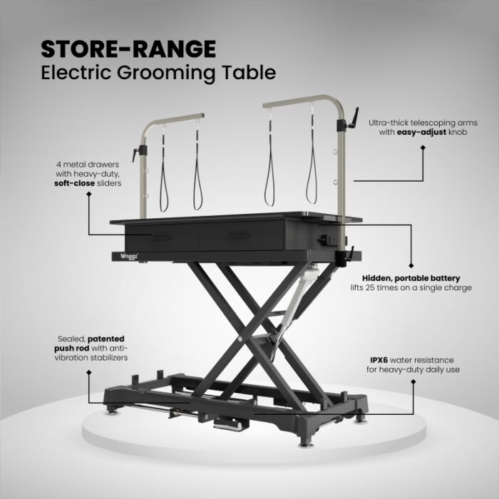 Masa electrica Waggz XL cu sertare