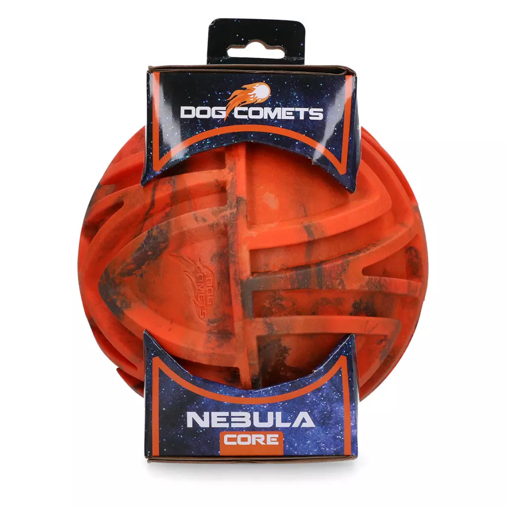 Jucarie Dog Comets Nebula Portocaliu 18cm