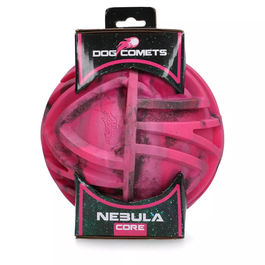 Jucarie Dog Comets Nebula Roz 18 cm