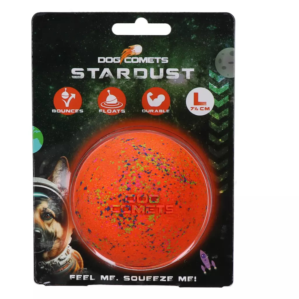 Jucarie Dog Comets Minge Stardust Portocalie