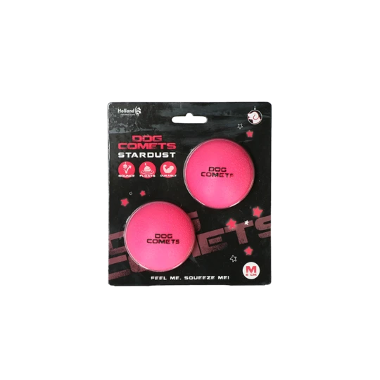 Jucarie Dog Comets Minge Stardust Roz 2buc