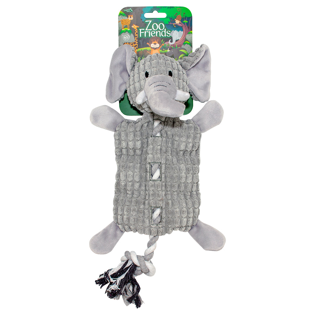 Jucarie Zoo Friends Elefantul Eve 39x21x10cm gri