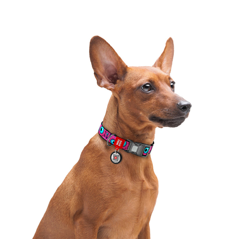 Waudog Zgarda nylon Monster Eye