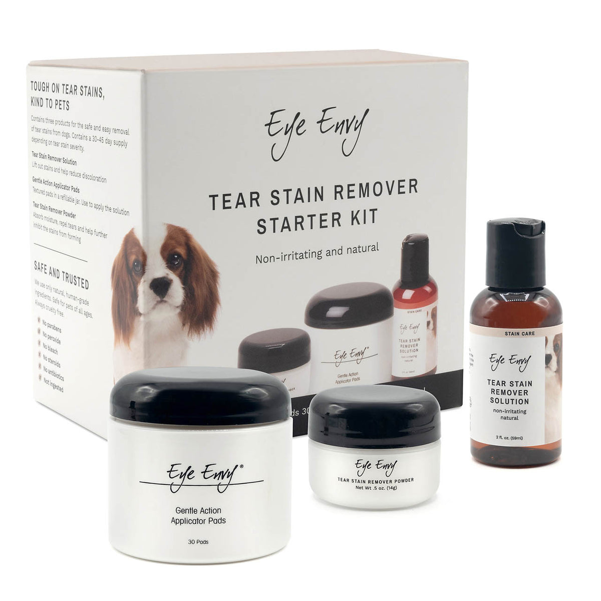 Eye Envy Kit Solutie de indepartarea petelor lacrimale la caini
