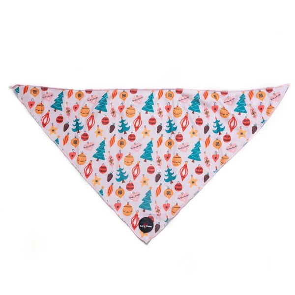 Long Paws Bandana FTD Festive Baubells