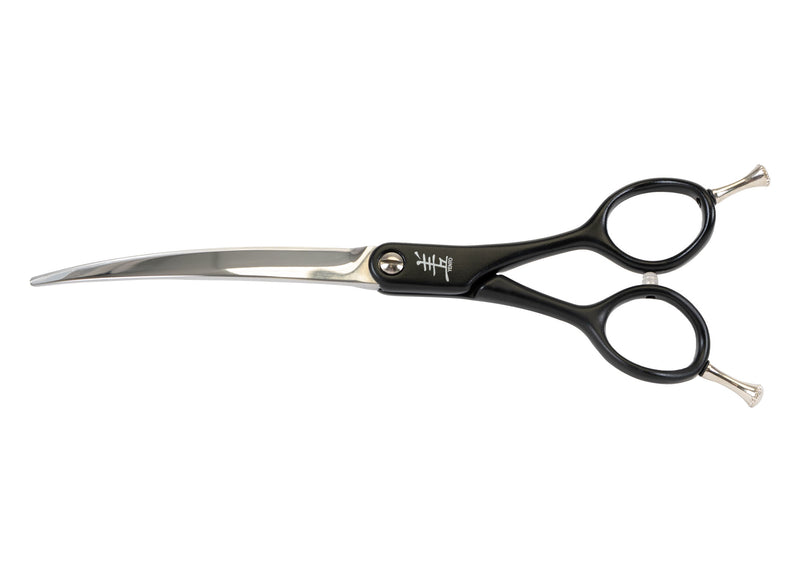 Yento Foarfeca Sparkle Series-Curba, 16.5cm-6.5" -  Neagra