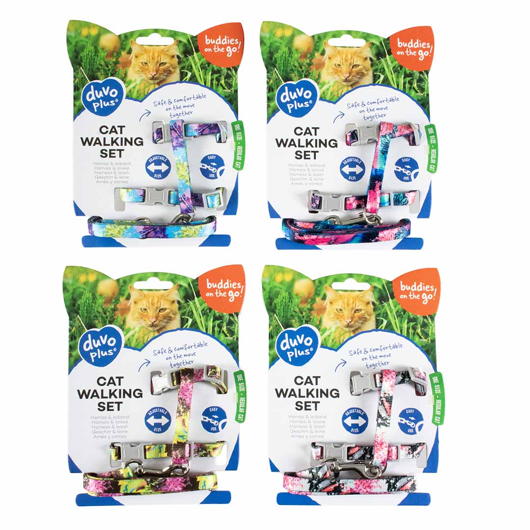 Set plimbare pisici Flower Splash 20-35cm