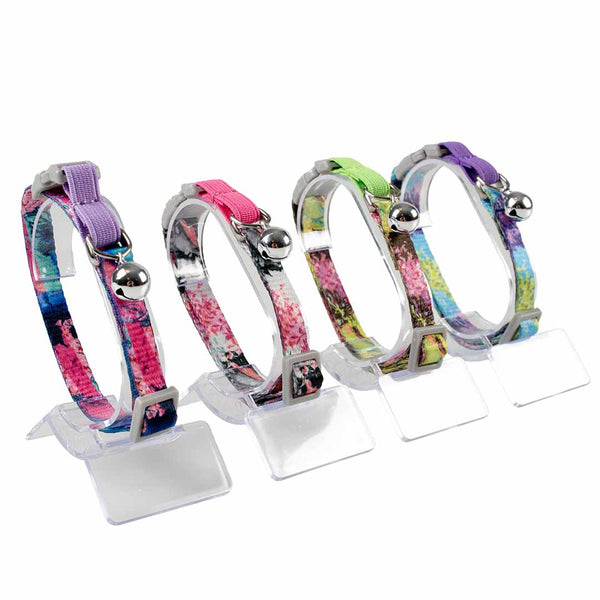 Zgarda pisici Flower Spalsh 20-30cm