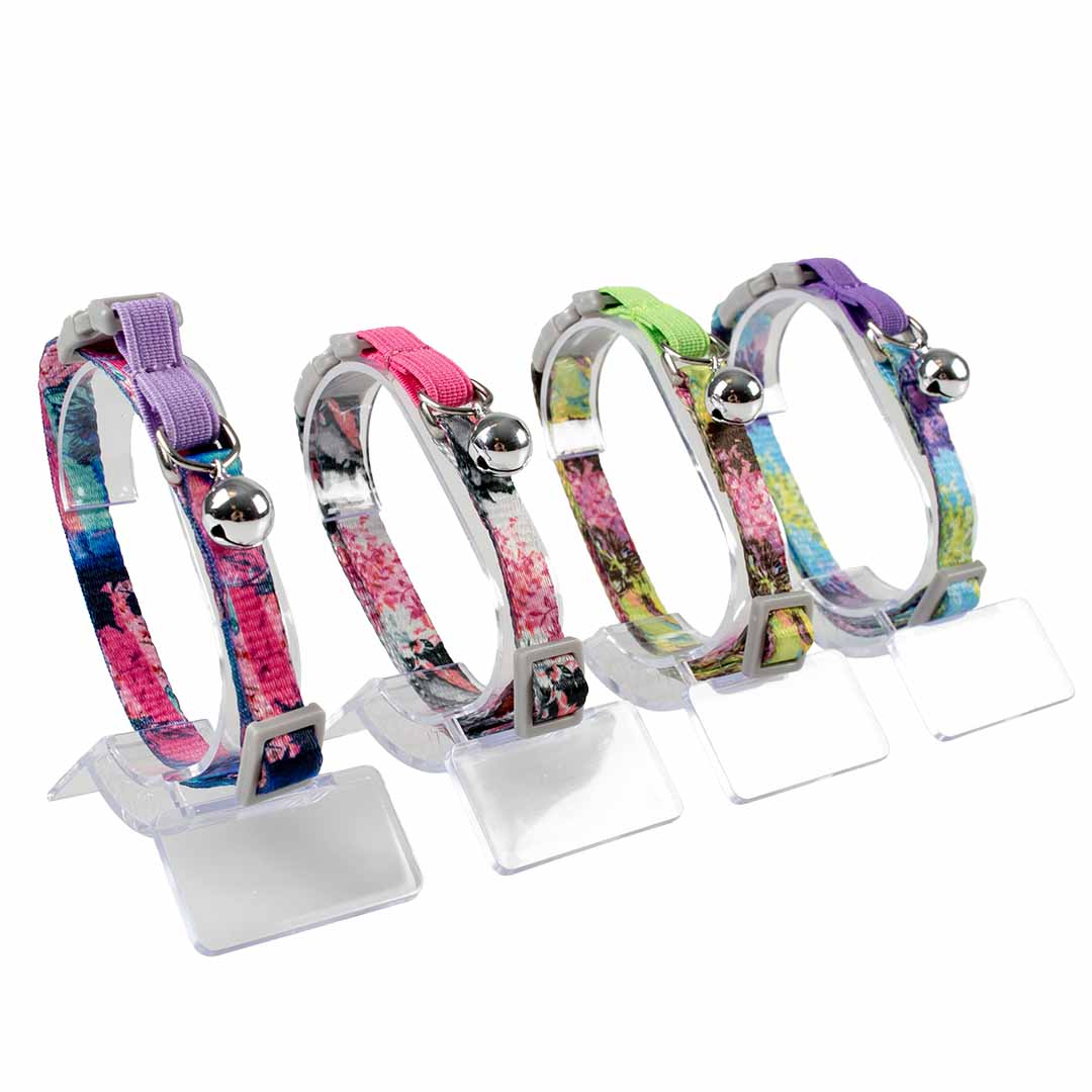 Zgarda pisici Flower Spalsh 20-30cm