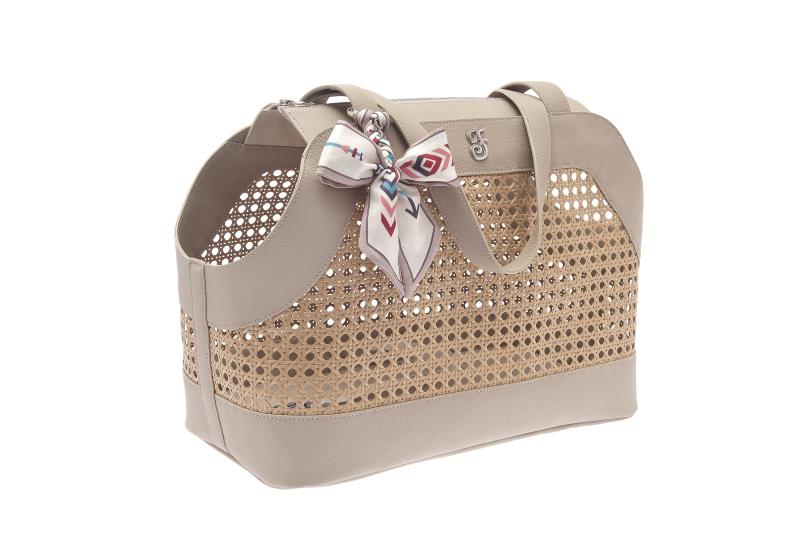 Geanta MUSA Bej 40x30x20cm