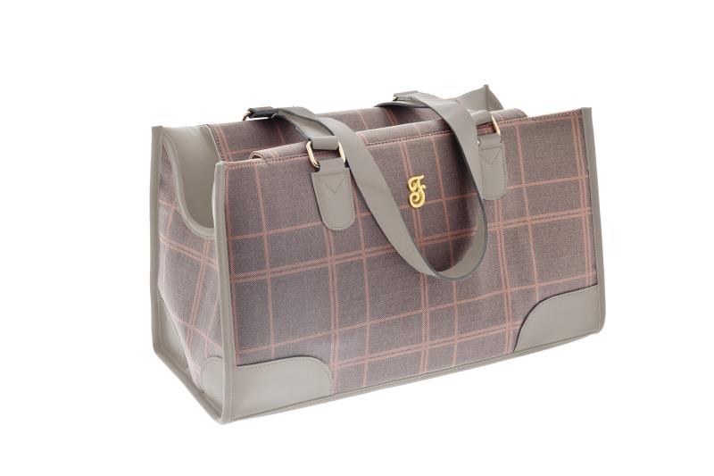 Geanta MOKKA Roz-Gri 43x18x25cm