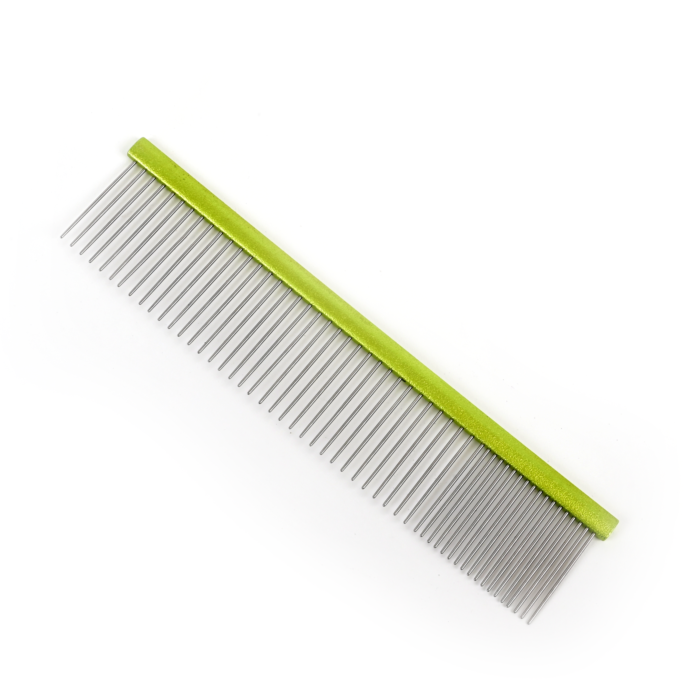 Groom Professional Spectrum Pieptene Aluminiu 80/20 Lime Green 19cm