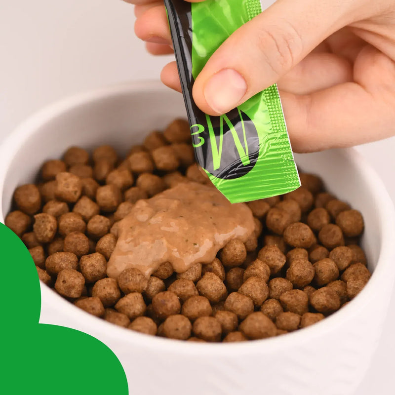 MAVSY Recompensa pentru Pisici, Gulas de Curcan pe Pat de Spanac cu Aloe, (5x15g) 75 g