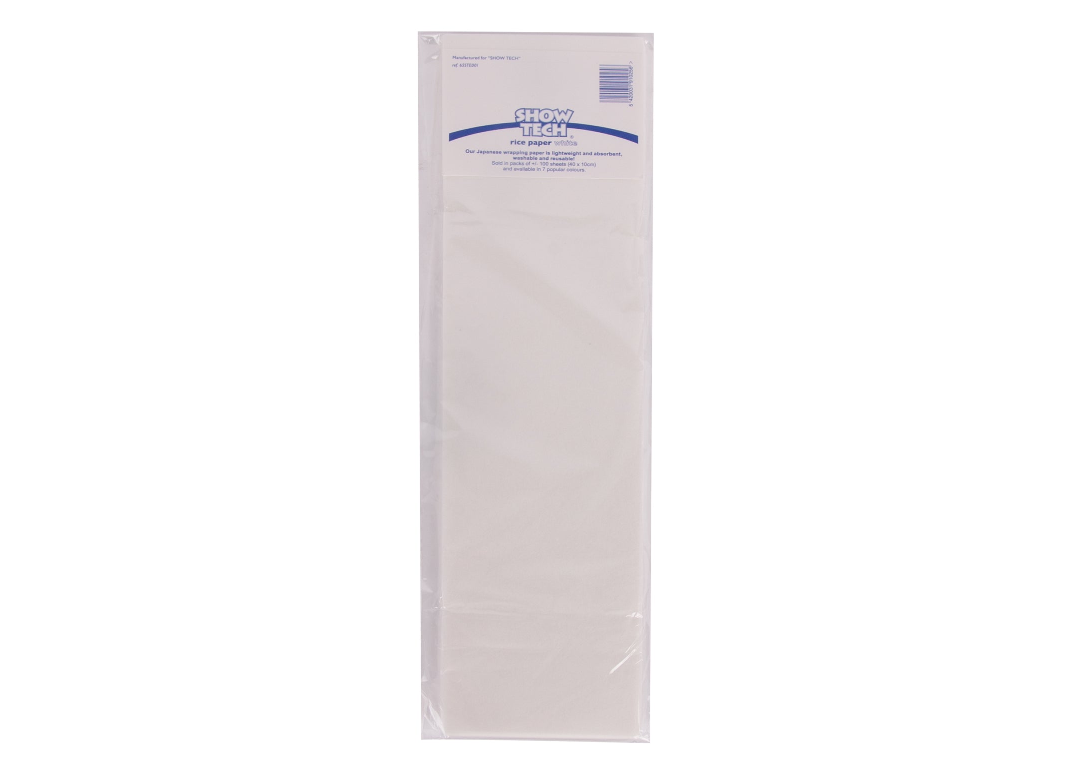 Show Tech Rice paper - hartie de orez pentru impachetat alba