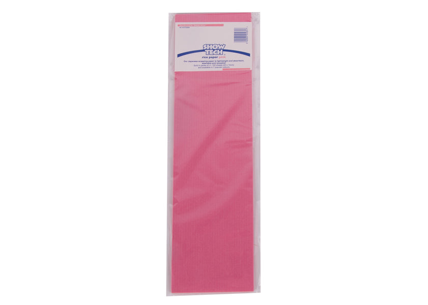 Show Tech Rice paper - hartie de orez pentru impachetat roz