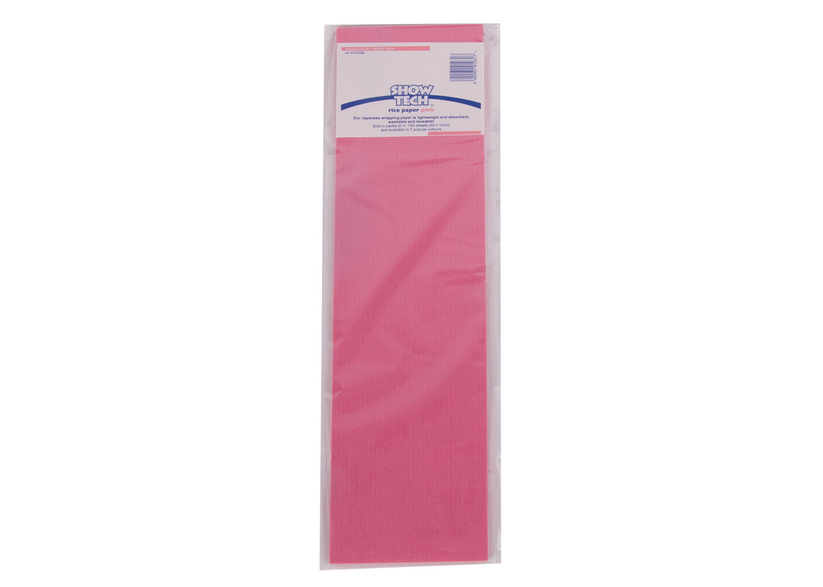Show Tech Rice paper - hartie de orez pentru impachetat roz