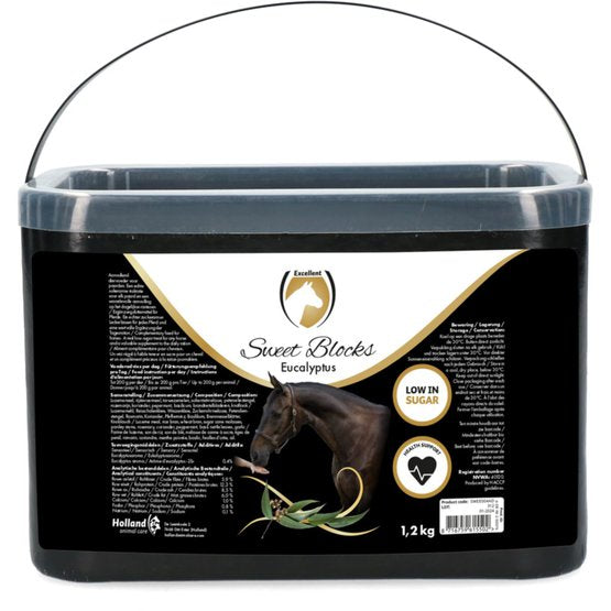 Recompense pentru cai Sweet Blocks Eucalyptus 1,2 kg
