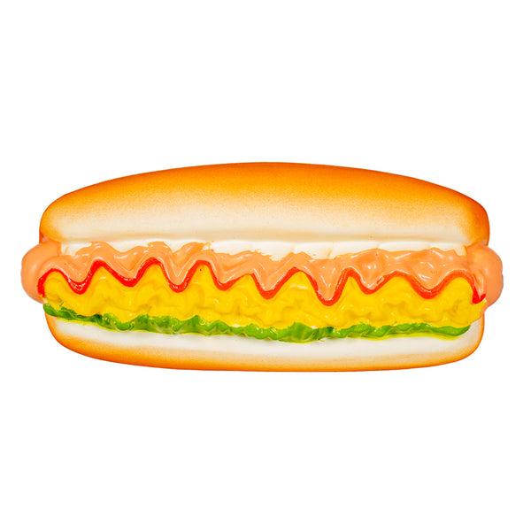 Jucarie latex Hot Dog 16x7x6cm