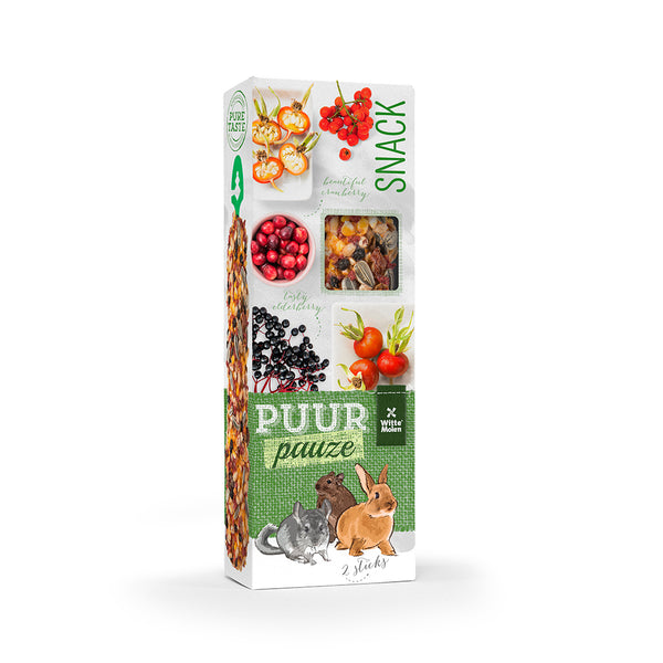 Puur Sticks cu merisoare si soc 110g