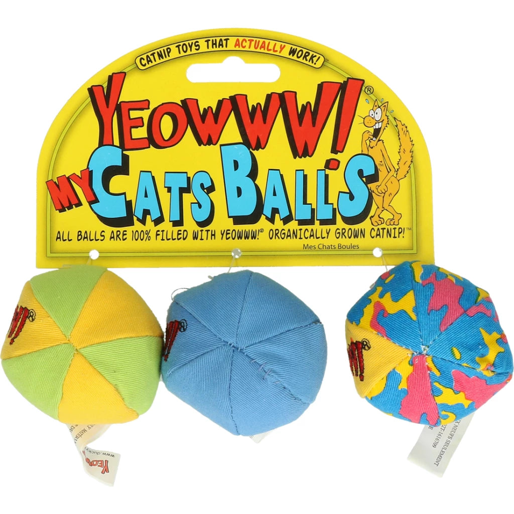 Jucarie Yeowww! My Cats Balls