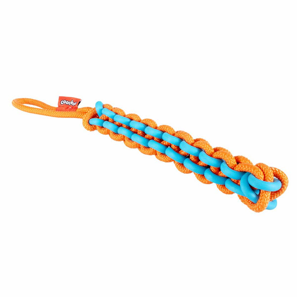 Jucarie pentru Câini TWISTING TUGGER 45x4,5x4,5cm Albastru/Portocaliu