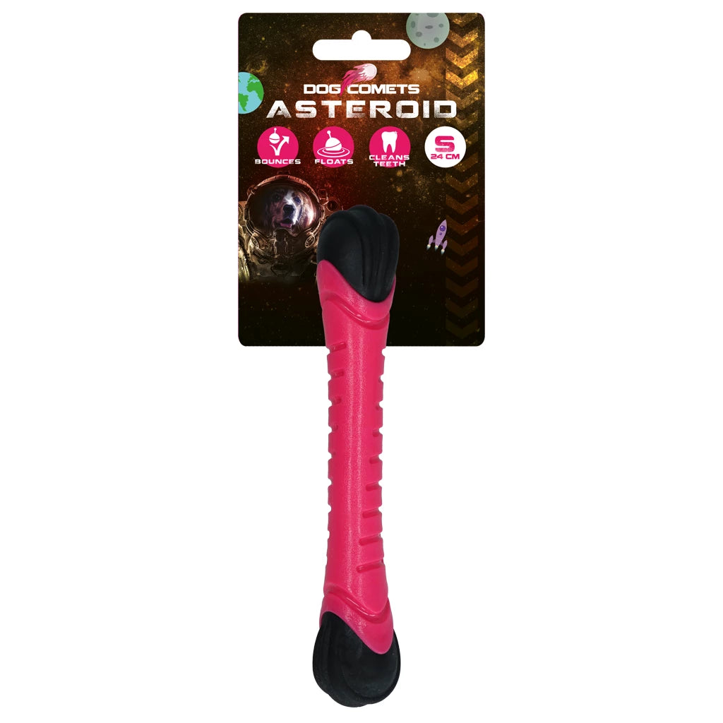 Jucarie Dog Comets Asteroid Fetch Stick Plutitor Roz