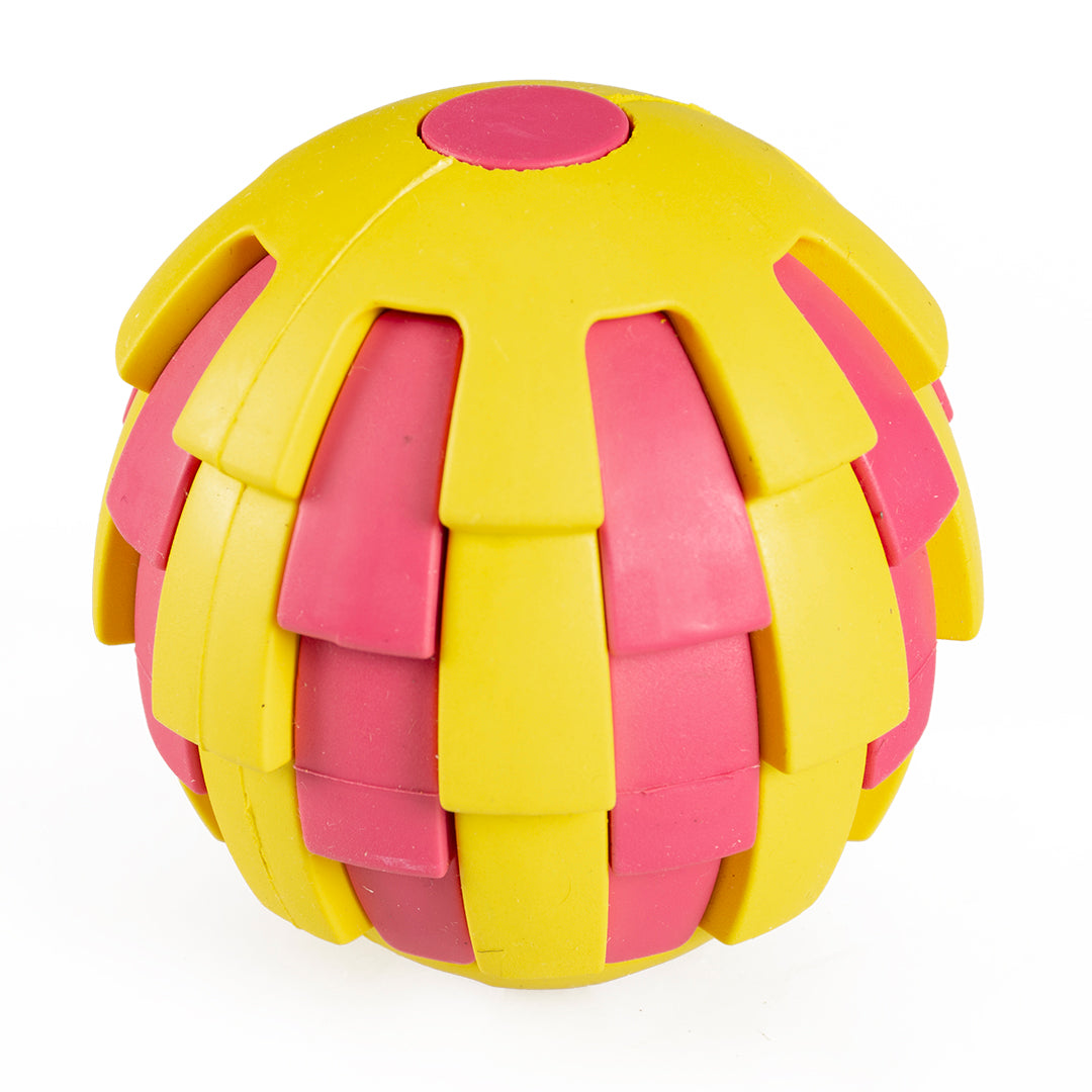 Jucarie cauciuc minge Pitahaya 6,5x6,5x6,5cm