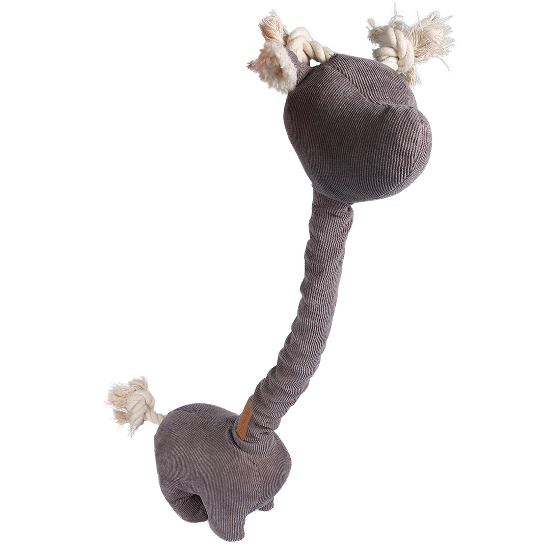 Jucarie caine George Girafa 52x20x10cm gri