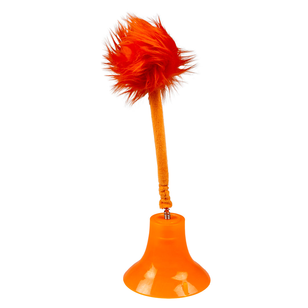 Jucarie pisica Wobble'n Play Spring 31,5x10,3x10,3cm portocaliu
