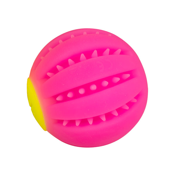 Jucarie Minge cu Led Fucsia 6cm
