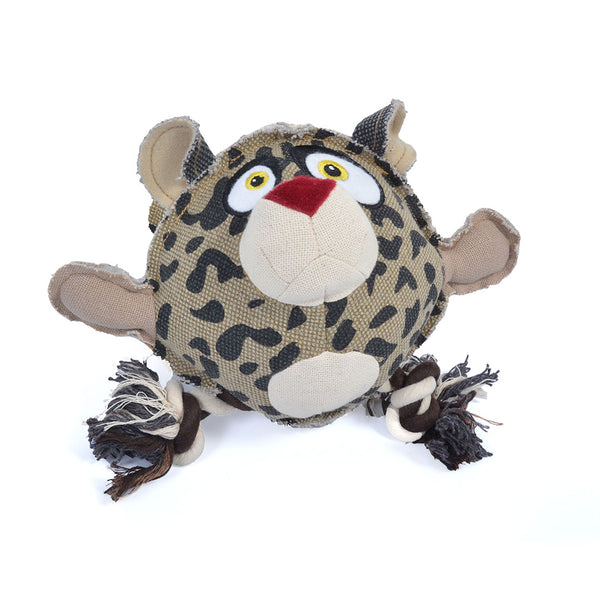 Jucarie de panza Canvas Leopard 17x22cm
