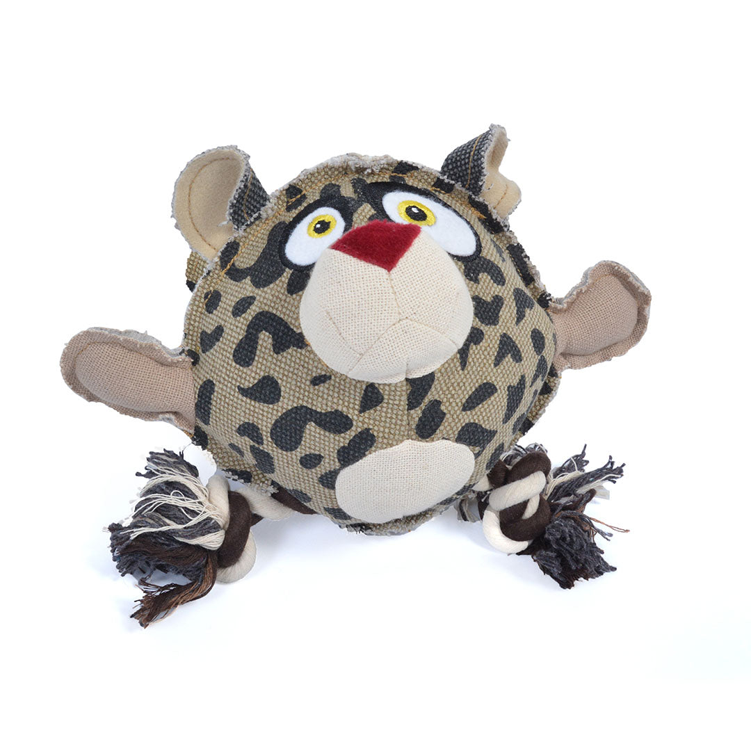 Jucarie de panza Canvas Leopard 17x22cm