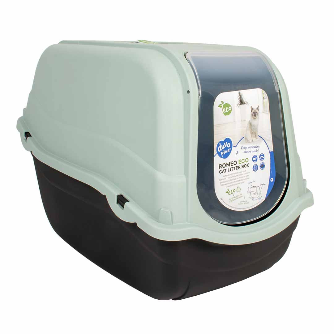 Litiera Pisici Romeo Eco 57x39x41cm Kaki