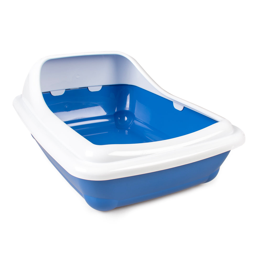 Litiera Birba cu margine-albastru deschis